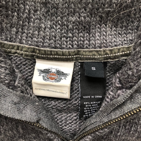 Harley-Davidson Women’s zip up cowl neck jacket - Picture 4 of 7